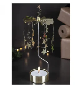 Pluto Produkter, déco de Noël Scandinave Grand Bougeoir Carrousel Nuit Etoilee, 28 Cm Hot