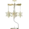Pluto Produkter, déco de Noël Scandinave Grand Carrousel De Noël Flocons De Neige Dores, 28 Cm Clearance