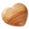 Waldfabrik, photophore en bois et étoile sapin de Noël Grand Coeur En Bois, 17 Cm New