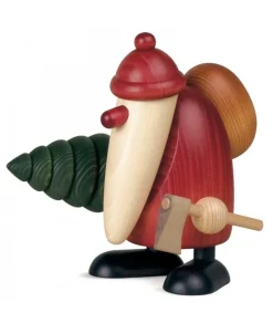 Köhler, Père Noël en bois Grand Père Noël Et Sapin, 19 Cm Outlet