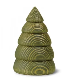 Köhler, Père Noël en bois Grand Sapin De Noël En Bois Design, 14 Cm, Vert Outlet