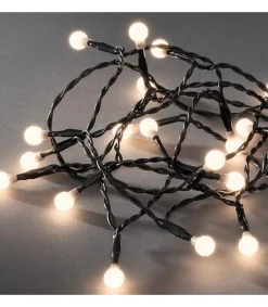 Konstsmide, guirlandes lumineuses de Noël Guirlande Led A Pile ,20 Diodes Rondes Best