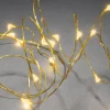 Konstsmide, guirlandes lumineuses de Noël Guirlande Led A Pile, 20 Diodes Ambrees, Fil Laiton Sale
