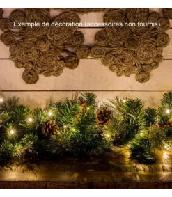 Konstsmide, guirlandes lumineuses de Noël Guirlande Lumineuse Led Effet Gouttes, 50 Diodes Ambrees, Fil Noir Best