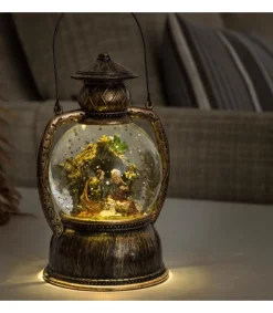 Konstsmide, guirlandes lumineuses de Noël Lanterne À Neige, Crèche De Noël, 20 Cm Outlet