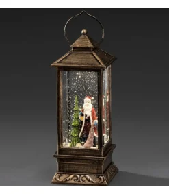 Konstsmide, guirlandes lumineuses de Noël Lanterne De Noël À Neige Avec Père Noël, 27 Cm Hot