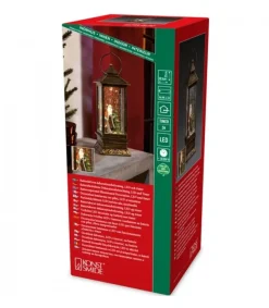 Konstsmide, guirlandes lumineuses de Noël Lanterne De Noël À Neige Avec Père Noël, 27 Cm Hot