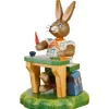 Hubrig, figurines pour enfant Lapin De Paques En Bois Ecolier Intelligent Sale