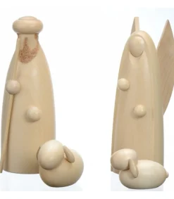 Schalling, crèche moderne Le Berger Et L'Ange, Personnages Pour Crèche De Noël, 12 Cm Best