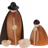 Köhler, Père Noël en bois Les Bergers Et Les Moutons, 12 Cm New