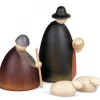 Köhler, Père Noël en bois Les Bergers, Les Moutons Et L'Agneau, 12 Cm Best