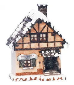 Hubrig, figurines pour enfant Maison Eclairee Pour Village De Noël Miniature Winterkinder, La Boutique De Tante Emma Best