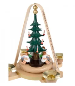 Richard Glasser, Pyramides de Noël allemandes Manège De Noël, Anges Musiciens Autour Du Sapin Clearance