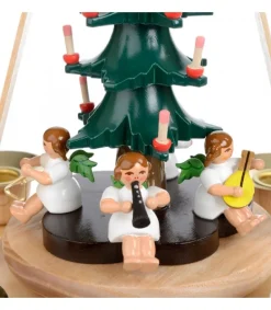 Richard Glasser, Pyramides de Noël allemandes Manège De Noël, Anges Musiciens Autour Du Sapin Clearance
