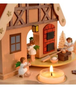 Richard Glasser, Pyramides de Noël allemandes Manège De Noël Enfant Anges Patissiers Clearance