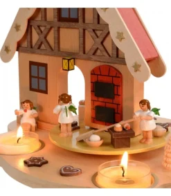 Richard Glasser, Pyramides de Noël allemandes Manège De Noël Enfant Anges Patissiers Clearance