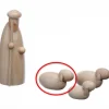 Schalling, crèche moderne Mouton En Bois Pour Crèche De Noël, 3.5 Cm