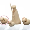 Schalling, crèche moderne Mouton En Bois Pour Crèche De Noël, 4 Cm Sale