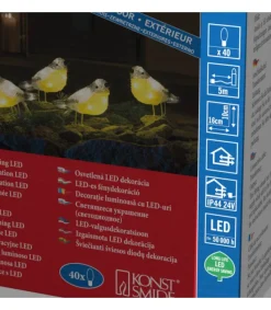 Konstsmide, guirlandes lumineuses de Noël Oiseaux Lumineux Led En Acrylique, 5 Chardonnerets Best