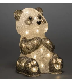 Konstsmide, guirlandes lumineuses de Noël Panda Lumineux Led 27 Cm En Acrylique, 40 Diodes Blanc Chaud Clearance