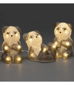Konstsmide, guirlandes lumineuses de Noël Pandas Lumineux En Acrylique Led, Lot De 5, 11,5 Cm Online
