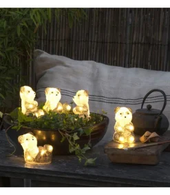 Konstsmide, guirlandes lumineuses de Noël Pandas Lumineux En Acrylique Led, Lot De 5, 11,5 Cm Online