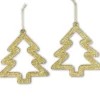 Riffelmacher et Weinberger Pendentifs Sapin De Noël, Paillettes Dorees (Par 2) Online