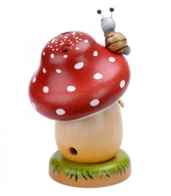 Hubrig, figurines pour enfant Personnage Brule-Encens Champignon Joyeux New