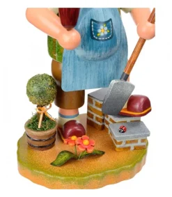 Hubrig, figurines pour enfant Personnage Brule-Encens Jardinier