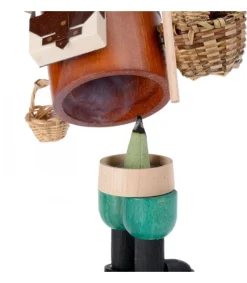 Richard Glasser, Pyramides de Noël allemandes Personnage Brule-Encens Vendeur De Paniers Outlet