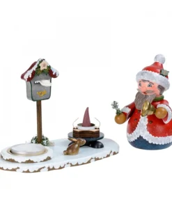 Hubrig, figurines pour enfant Personnage Porte Encens Père Noël Avec Bougeoir Sale