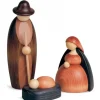 Köhler, Père Noël en bois Personnages Grande Crèche De Noël : Enfant Jesus, Joseph, Marie, 17 Cm Best