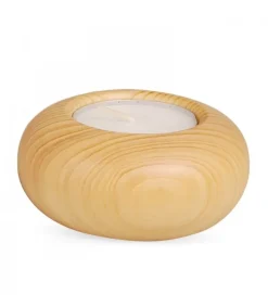 Köhler, Père Noël en bois Petit Bougeoir En Bois Couleur Lasure, 7 Cm Sale