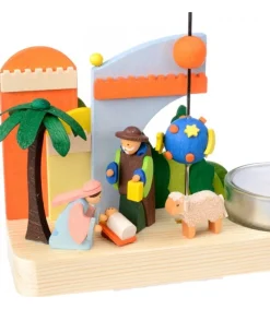 Graupner, décoration de sapin de Noël, Déco Noël enfant Petit Carrousel En Bois Crèche De Noël Outlet