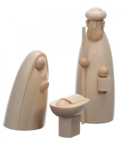 Schalling, crèche moderne Petit Jesus, Joseph, Marie Pour Crèche De Noël, 6 Cm