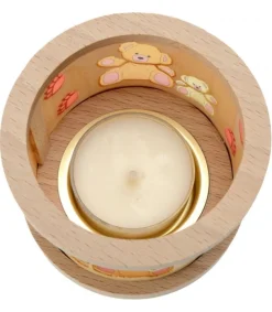 Richard Glasser, Pyramides de Noël allemandes Petit Photophore En Bois, Famille Oursons Outlet