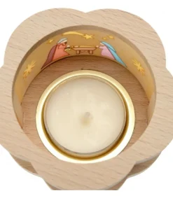 Richard Glasser, Pyramides de Noël allemandes Petit Photophore En Bois Crèche De Noël Clearance