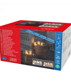 Konstsmide, guirlandes lumineuses de Noël Petits Cochons Roses Lumineux En Acrylique Led 12,5 Cm, Lot De 5 Hot