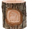 Waldfabrik, photophore en bois et étoile sapin de Noël Photophore En Bois Cisele, Cerf En Foret Online