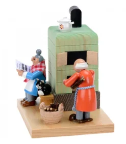 Richard Glasser, Pyramides de Noël allemandes Poele Brule-Encens Grand-Père Et Grand-Mere Best