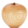 Waldfabrik, photophore en bois et étoile sapin de Noël Pomme En Bois Poli, 6,5 Cm Discount