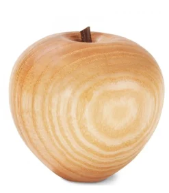 Waldfabrik, photophore en bois et étoile sapin de Noël Pomme En Bois Poli, 6,5 Cm Discount