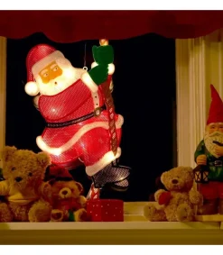 Konstsmide, guirlandes lumineuses de Noël Père Noël Lumineux Grimpeur Sur Une Corde Hot