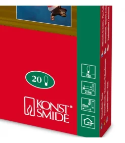 Konstsmide, guirlandes lumineuses de Noël Père Noël Lumineux Grimpeur Sur Une Corde Hot