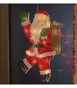Konstsmide, guirlandes lumineuses de Noël Père Noël Lumineux Qui Salue Sale