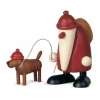 Köhler, Père Noël en bois Père Noël Rouge Et Son Chien