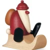 Köhler, Père Noël en bois Père Noël Rouge Sur Une Luge Discount