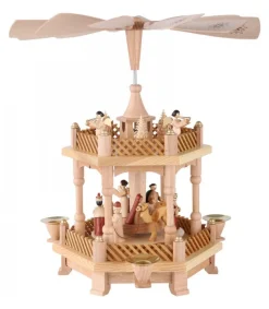Richard Glasser, Pyramides de Noël allemandes Pyramide De Noël Allemande 1 Etage A 3 Bougies