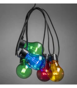 Konstsmide, guirlandes lumineuses de Noël Rallonge 10 M Pour Guirlande Lumineuse De Terrasse, 10 Ampoules Multicolores Sale