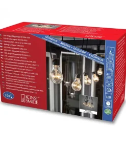 Konstsmide, guirlandes lumineuses de Noël Rallonge 10 M Pour Guirlande Lumineuse De Terrasse, 10 Ampoules Ambrees Online